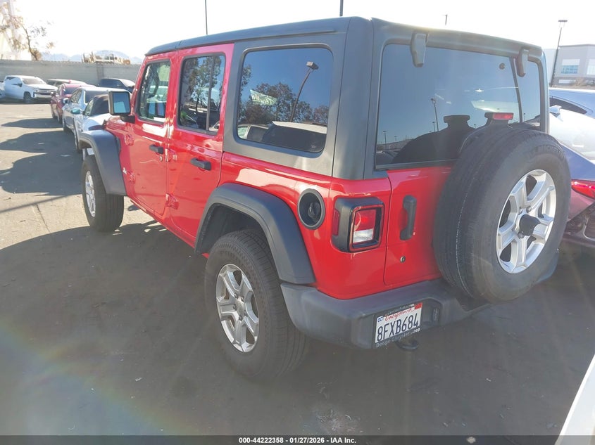 2018 Jeep Wrangler Unlimited Sport S 4X4