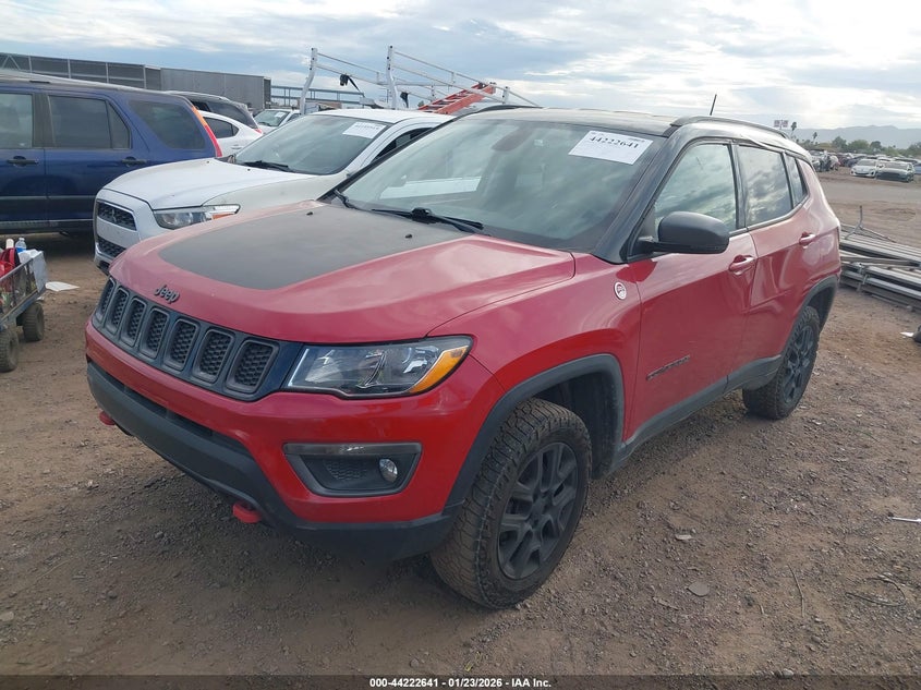 Vin: 3c4njddb2ht657564, lot: 44718684, jeep new compass trailhawk 4x4 20172