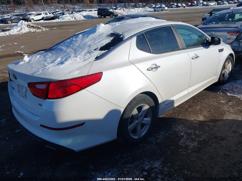 Vin: knagm4a75f5590632, lot: 44719245, kia optima lx 20154