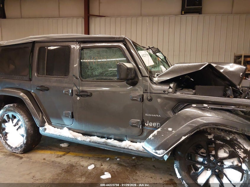 2023 Jeep Wrangler 4Xe Sahara 4X4 VIN: 1C4JJXP68PW684890 Lot: 44223756