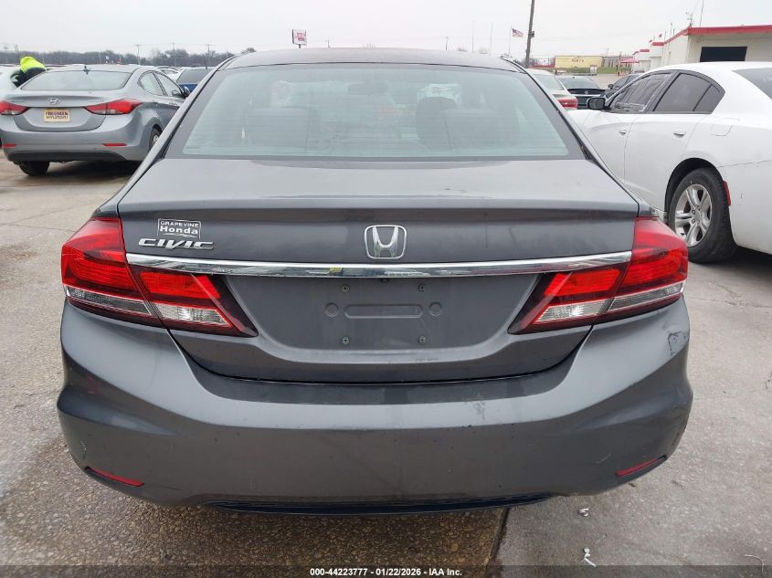 2014 Honda Civic Lx VIN: 19XFB2F58EE039744 Lot: 44223777