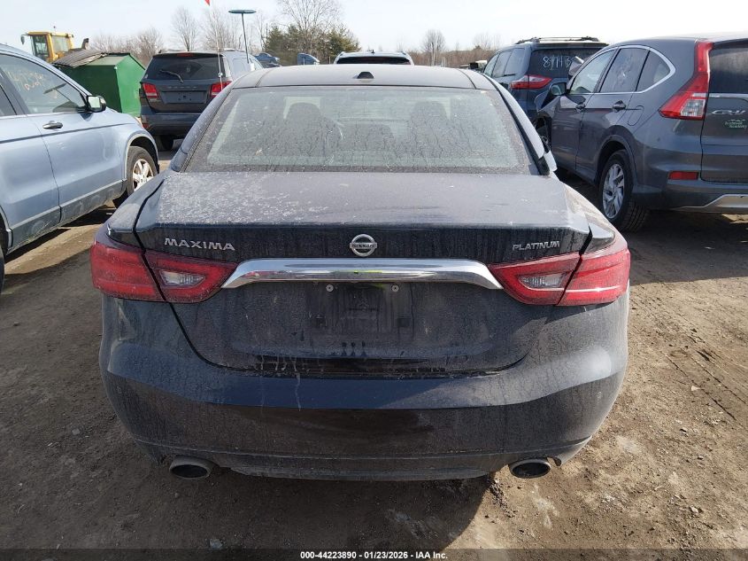 2016 Nissan Maxima 3.5 Platinum VIN: 1N4AA6AP9GC410052 Lot: 44223890