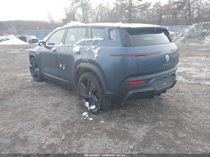 Vin: vcf1zbu20pg004763, lot: 44720070, fisker ocean one 20233