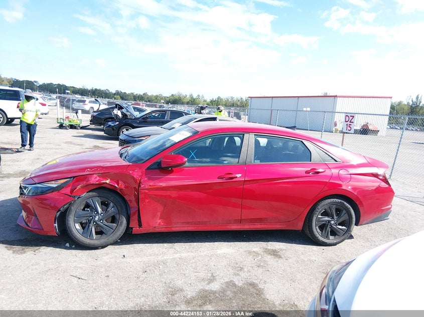 VIN 5NPLS4AG4MH016799 2021 HYUNDAI ELANTRA SEL