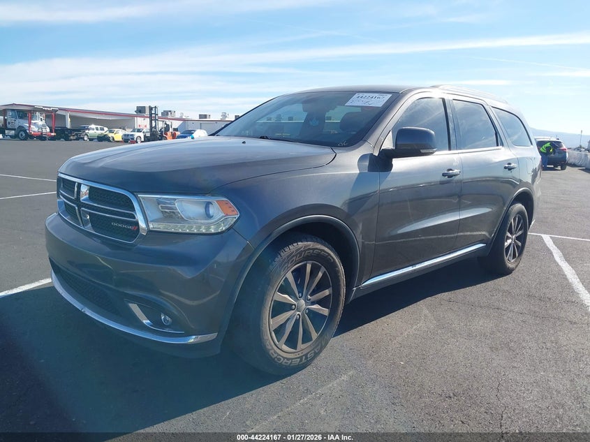 Vin: 1c4rdhdg7gc459455, lot: 44720210, dodge durango limited 20162