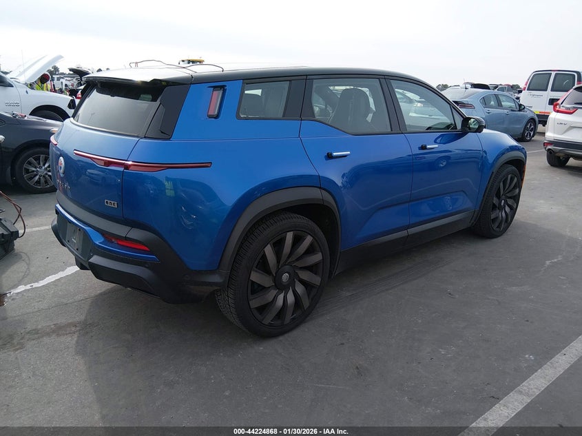 Vin: vcf1zbu27pg005621, lot: 44720911, fisker ocean one 20234