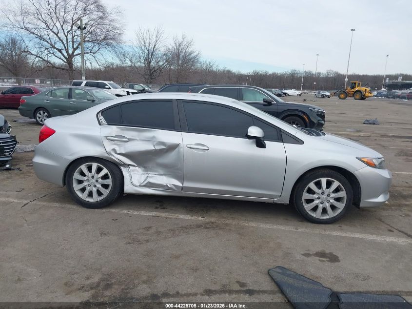 2012 Honda Civic Lx VIN: 19XFB2F54CE392219 Lot: 44225705