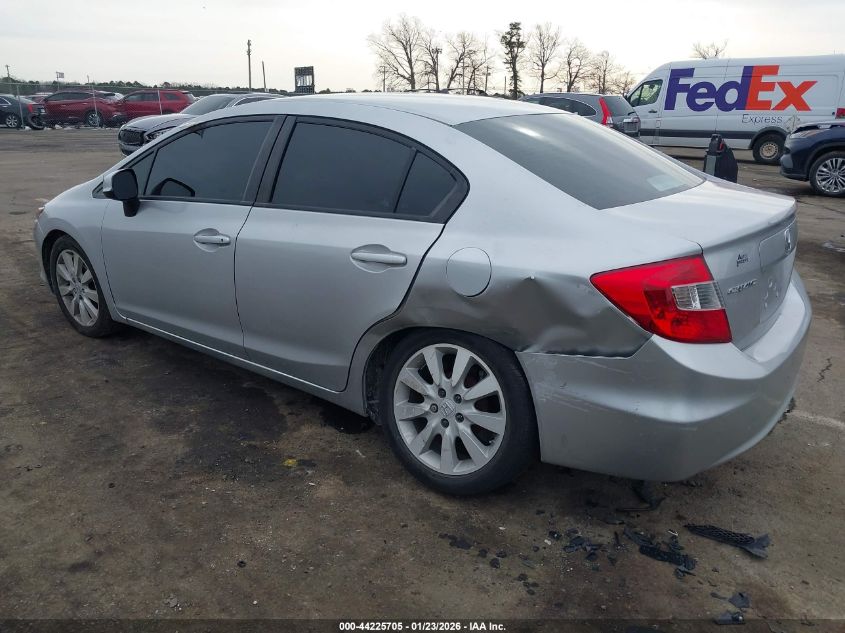 2012 Honda Civic Lx VIN: 19XFB2F54CE392219 Lot: 44225705