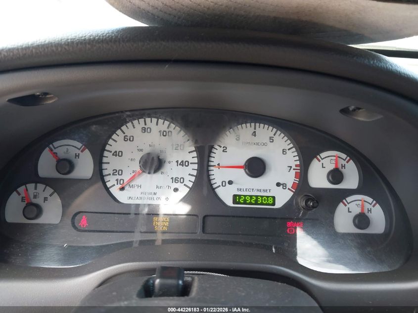 2001 Ford Mustang Cobra VIN: 1FAFP47V21F217455 Lot: 44226183