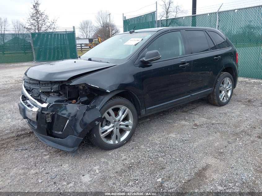 Vin: 2fmdk3jc8cba07752, lot: 44722429, ford edge sel 20122