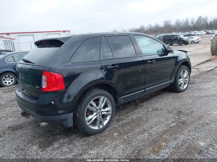 Vin: 2fmdk3jc8cba07752, lot: 44722429, ford edge sel 20124