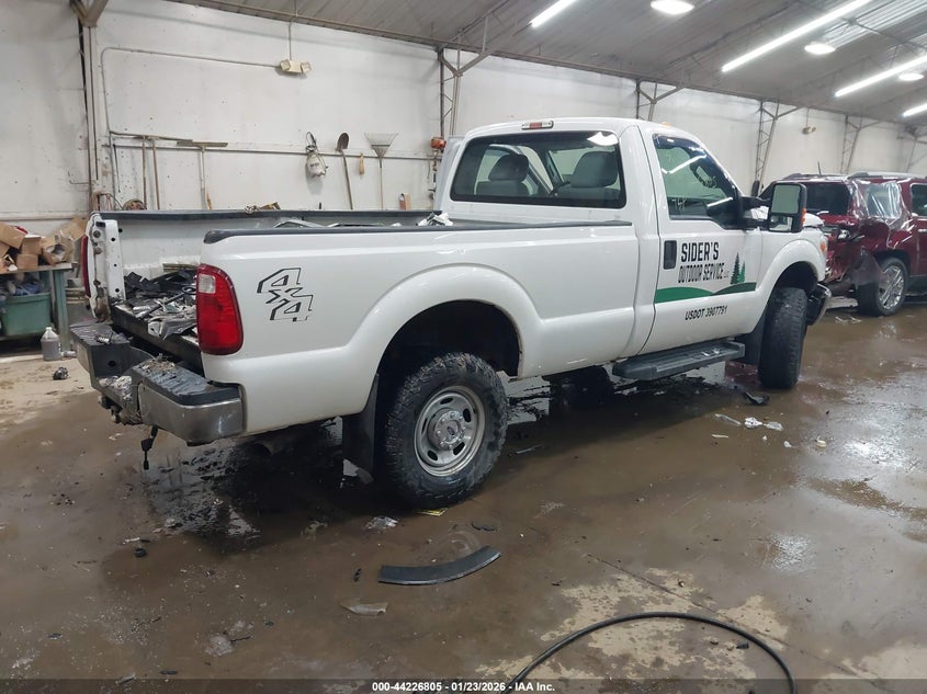 Vin: 1ftbf2b64feb50676, lot: 44722848, ford f-250 xl 20154