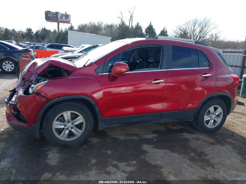 2019 Chevrolet Trax Lt VIN: 3GNCJLSB5KL286693 Lot: 44227045