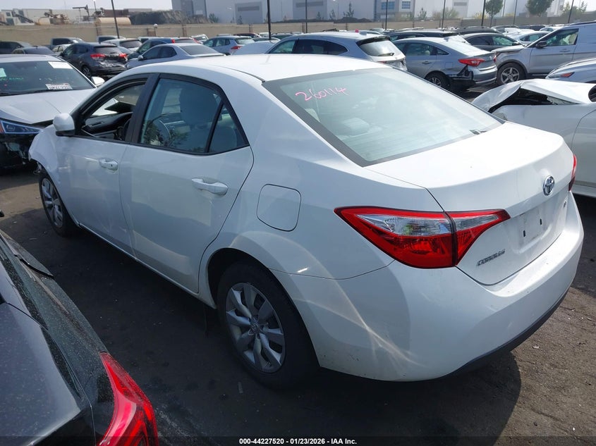 2016 Toyota Corolla Le