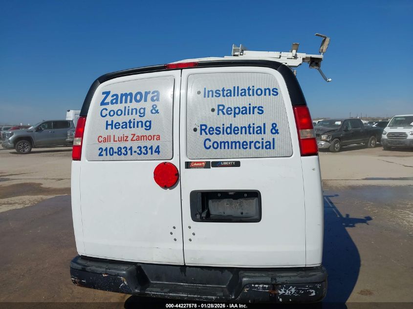 2013 Chevrolet Express 1500 Work Van VIN: 1GCSGAFX1D1174092 Lot: 44227578