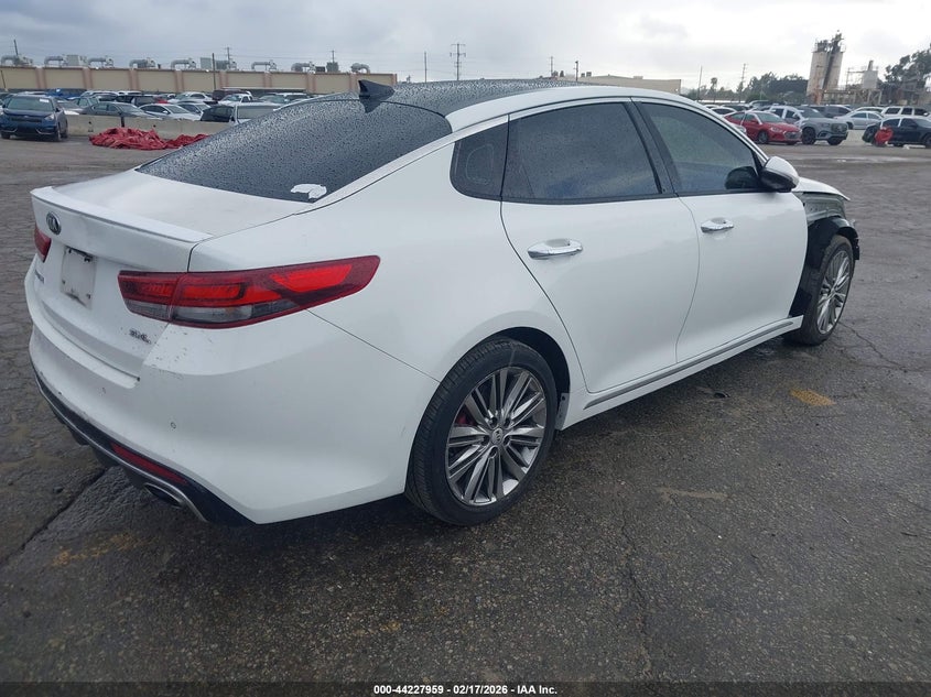 Vin: 5xxgv4l29gg078662, lot: 44724002, kia optima sxl turbo 20164