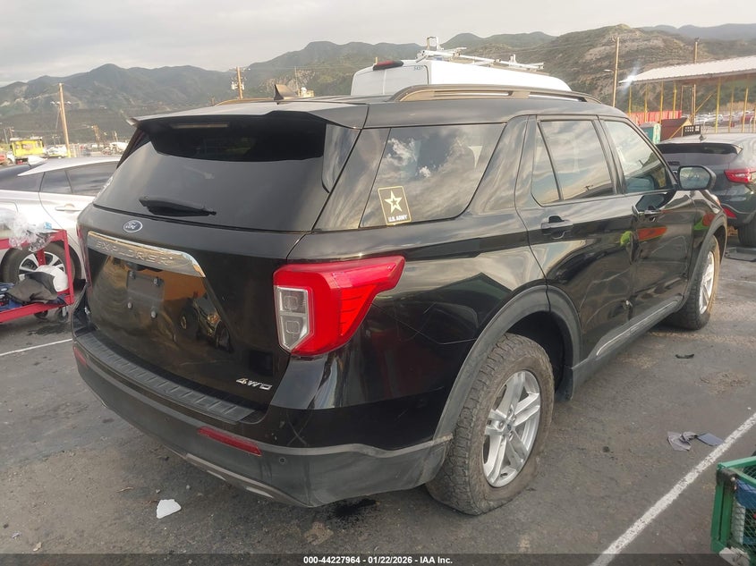Vin: 1fmsk8dh6pga58757, lot: 44724007, ford explorer xlt 20234