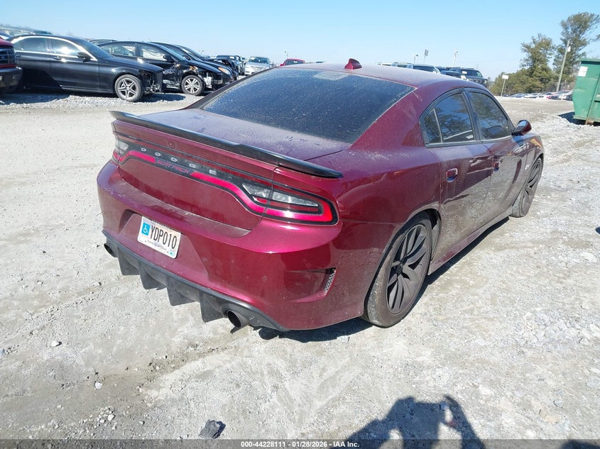 Vin: 2c3cdxgj8jh283046, lot: 44724154, dodge charger r/t scat pack rwd 20184