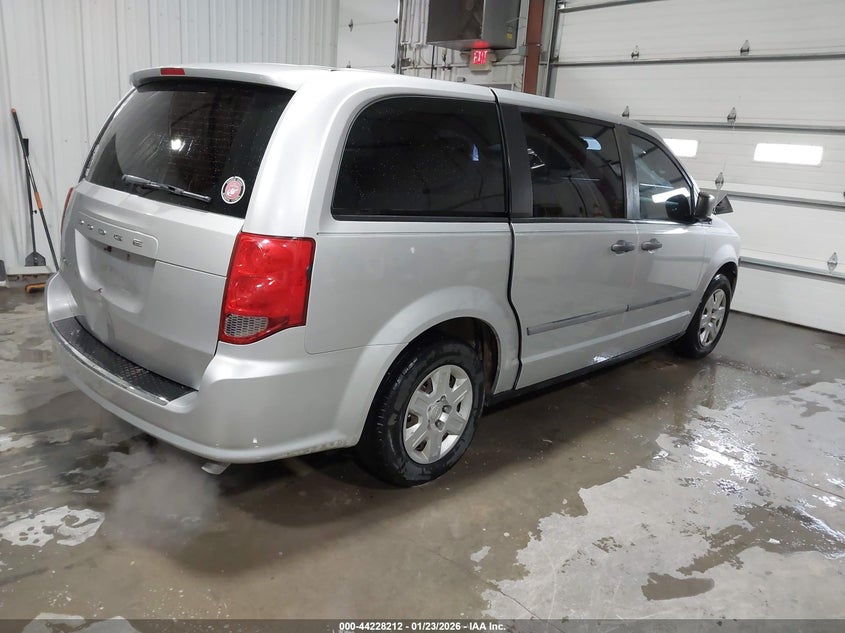 2012 Dodge Grand caravan 3.6 Grand Se/Avp silver Lot 111044228212 Vin 2C4RDGBG9CR183343