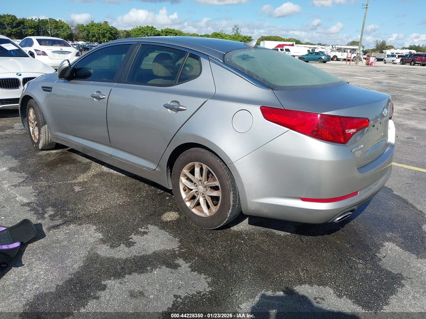 2012 Kia Optima 2.4 Lx silver Lot 111044228350 Vin 5XXGM4A76CG025753