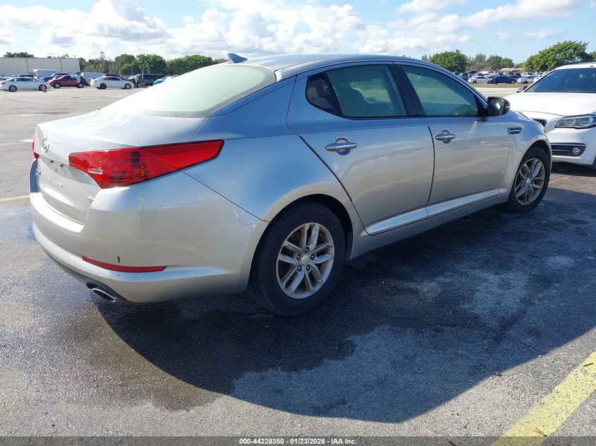 2012 Kia Optima 2.4 Lx silver Lot 111044228350 Vin 5XXGM4A76CG025753