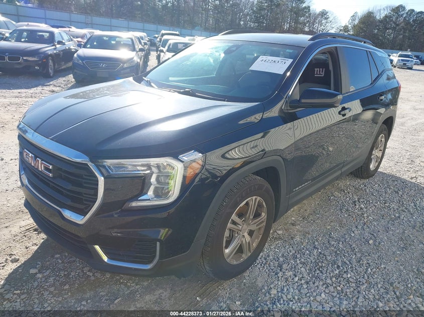 Vin: 3gkalmev2nl139147, lot: 44724444, gmc terrain fwd sle 20222