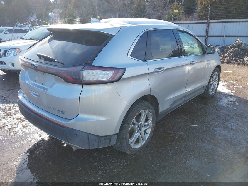 Vin: 2fmpk4k98jbb74275, lot: 44724864, ford edge titanium 20184