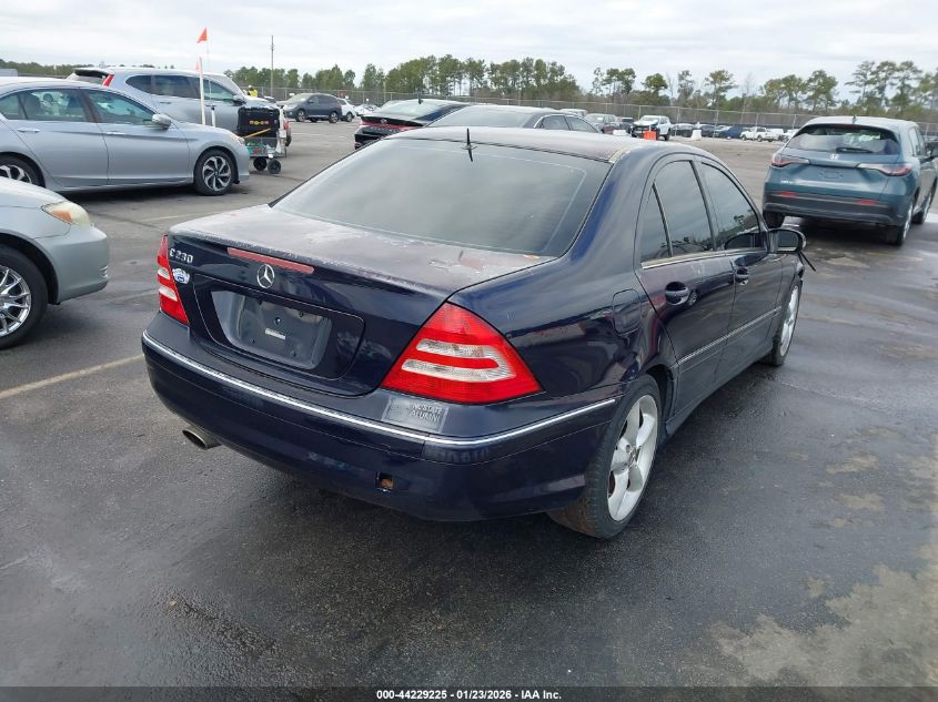 2006 Mercedes-Benz C 230 Sport