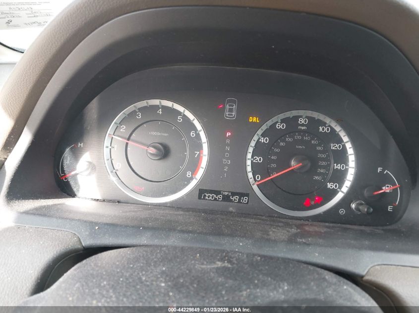 2009 Honda Accord 2.4 Ex-L VIN: 1HGCP26819A075607 Lot: 44229849