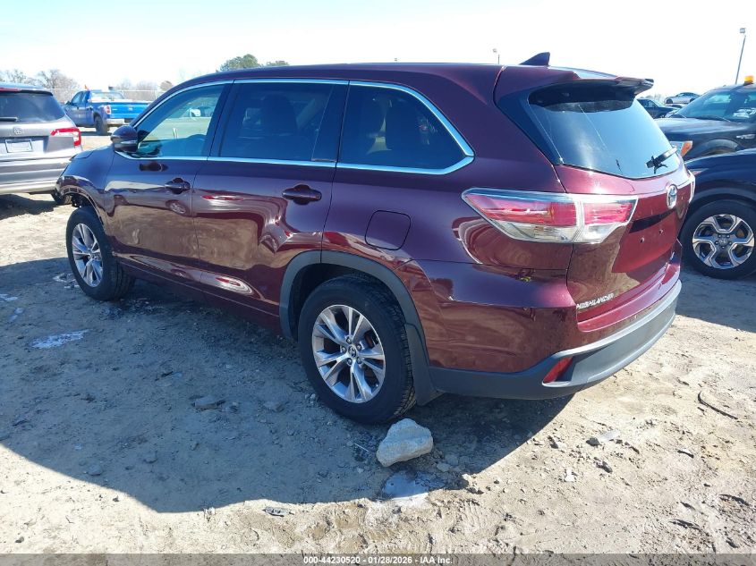 2016 Toyota Highlander Le Plus V6
