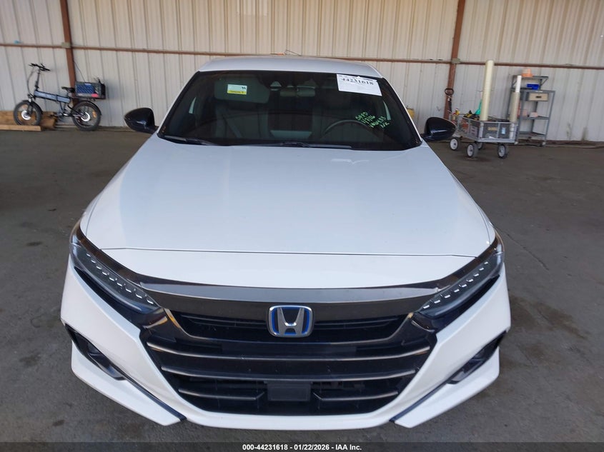 VIN 1HGCV3F21NA046433 2022 HONDA ACCORD HYBRID SPORT