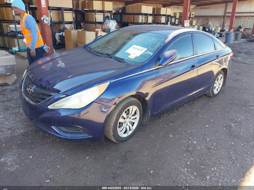 2012 Hyundai Sonata 2.4 Gls Blue Lot 111044232035 Vin 5NPEB4AC5CH463789