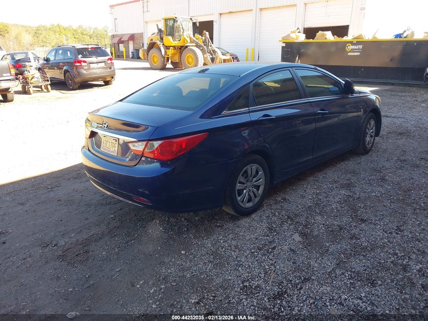 2012 Hyundai Sonata 2.4 Gls Blue Lot 111044232035 Vin 5NPEB4AC5CH463789