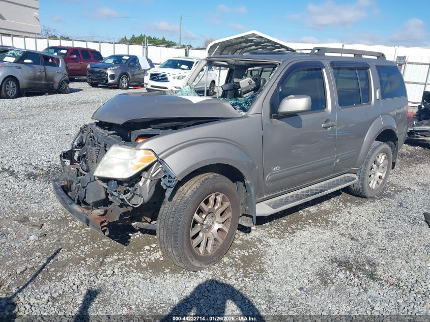 2008 Nissan Pathfinder Se V8