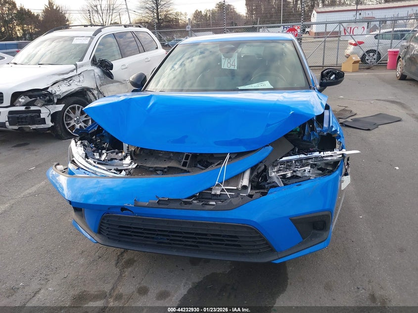 VIN 19XFL2H89NE021452 2022 HONDA CIVIC SPORT