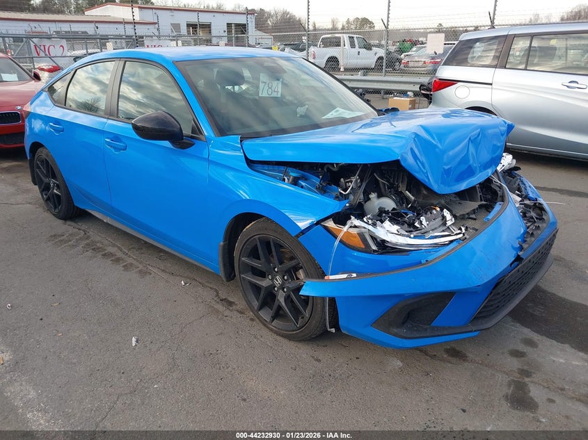 VIN 19XFL2H89NE021452 2022 HONDA CIVIC SPORT