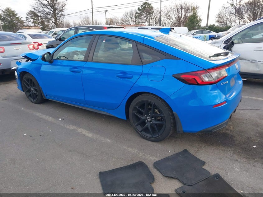 VIN 19XFL2H89NE021452 2022 HONDA CIVIC SPORT