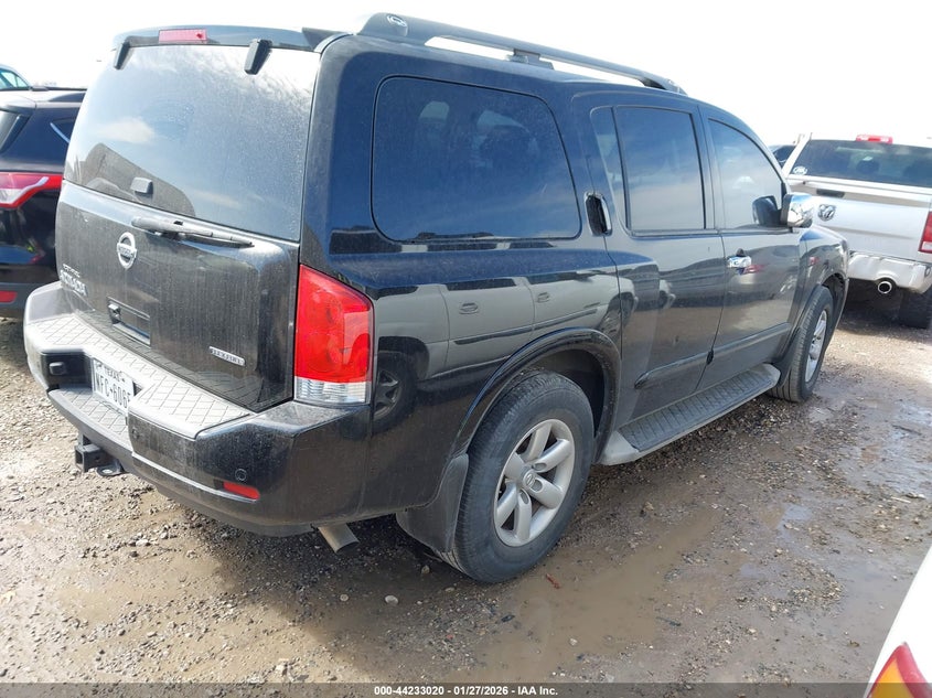 Vin: 5n1ba0nd8bn615155, lot: 44729091, nissan armada sv 20114
