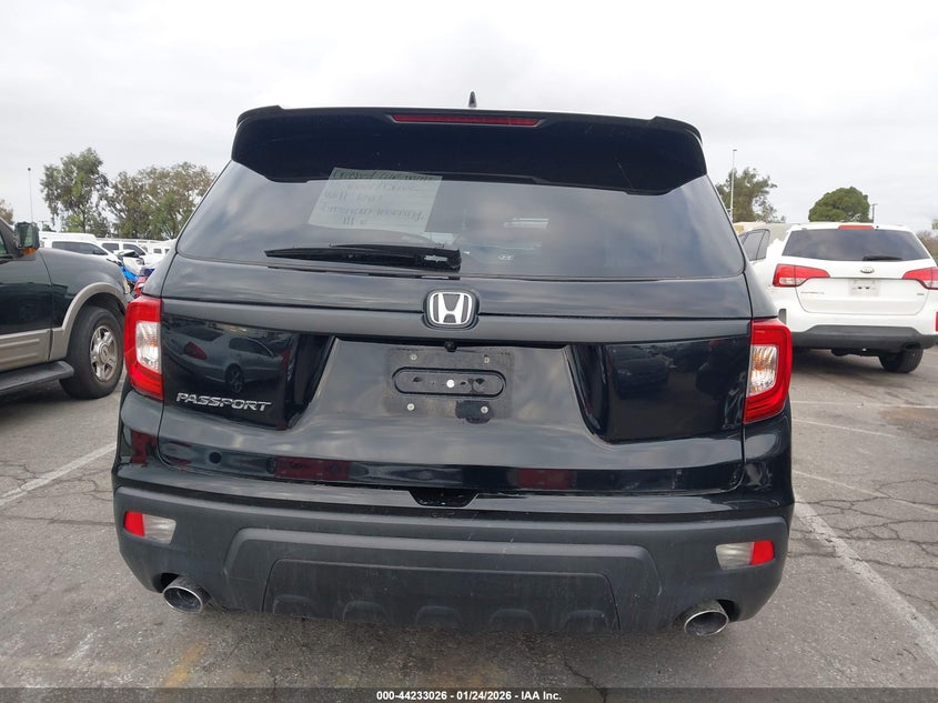 2019 Honda Passport Ex-L VIN: 5FNYF7H51KB006890 Lot: 44233026