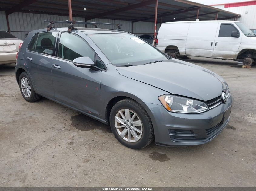 2016 Volkswagen Golf Tsi S 4-Door