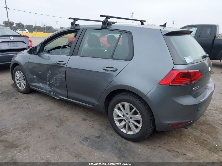 2016 Volkswagen Golf Tsi S 4-Door