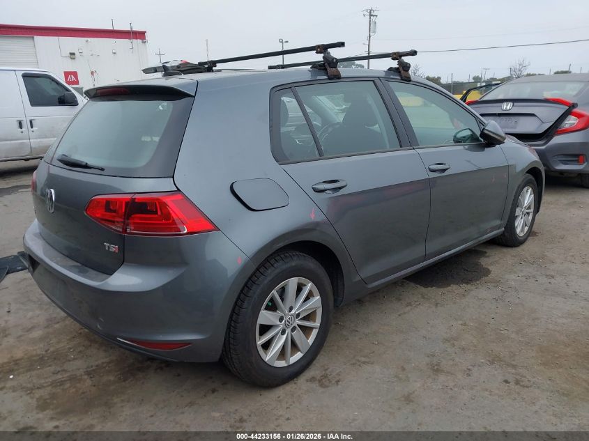2016 Volkswagen Golf Tsi S 4-Door