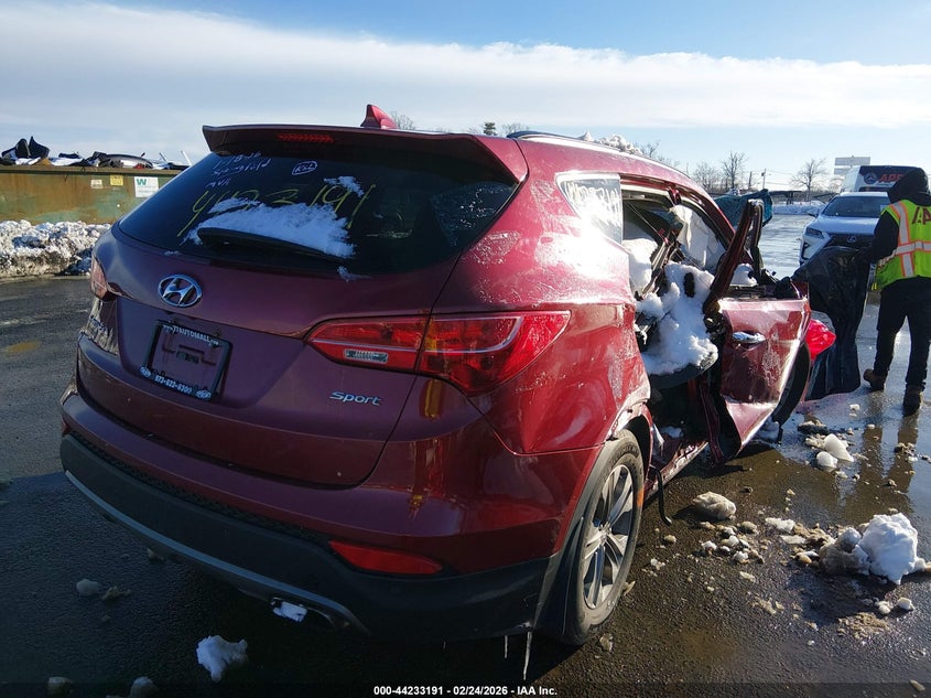 Vin: 5xyzu3lb4gg311378, lot: 44729262, hyundai santa fe sport 2.4l 20164