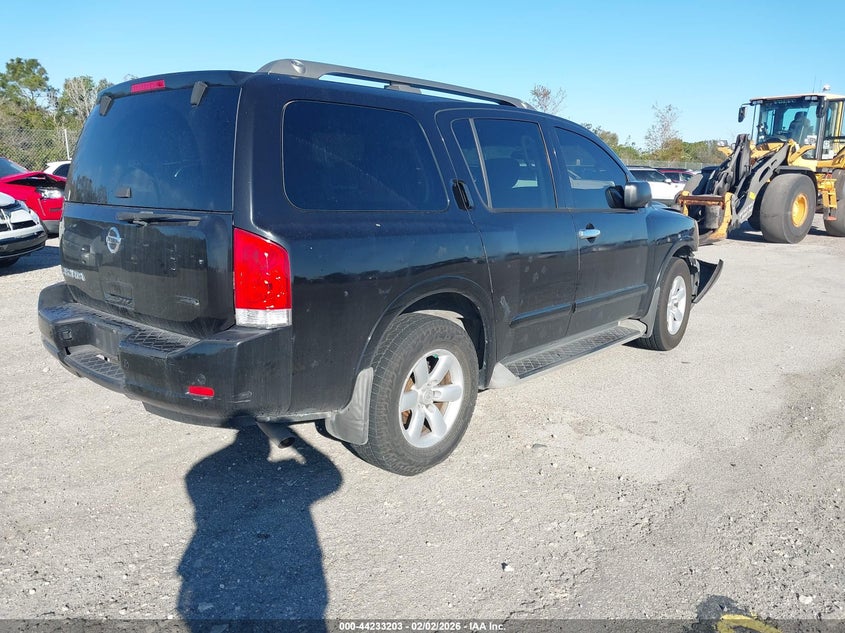 Vin: 5n1ba0ndxdn605147, lot: 44729274, nissan armada sv 20134