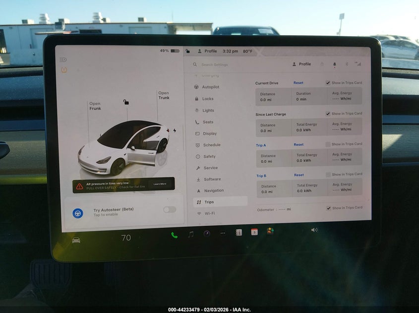 TESLA MODEL 3 2022 VIN 5YJ3E1EA8NF244624