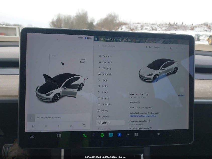 2018 Tesla Model 3 Long Range/Mid Range VIN: 5YJ3E1EA5JF033455 Lot: 44233944