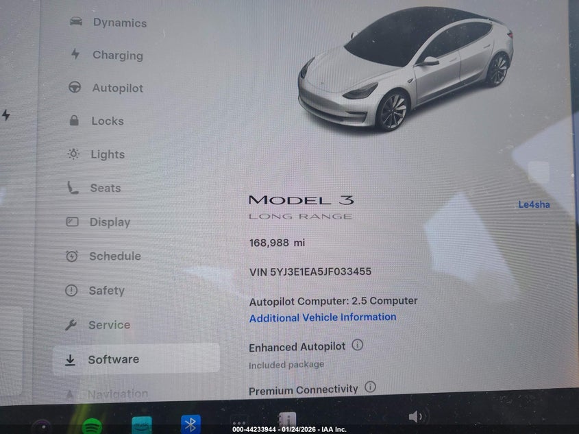 2018 Tesla Model 3 Long Range/Mid Range VIN: 5YJ3E1EA5JF033455 Lot: 44233944