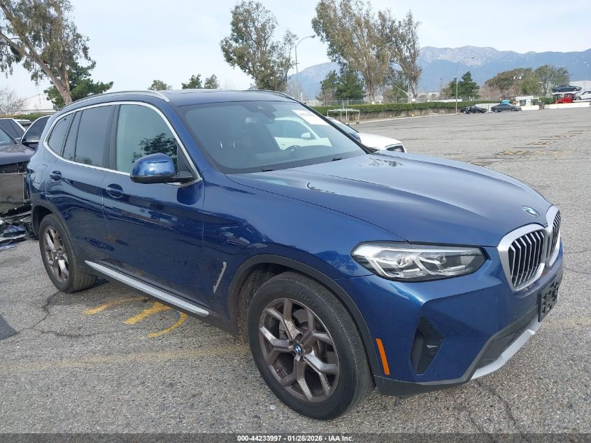 2022 BMW X3 Sdrive30I
