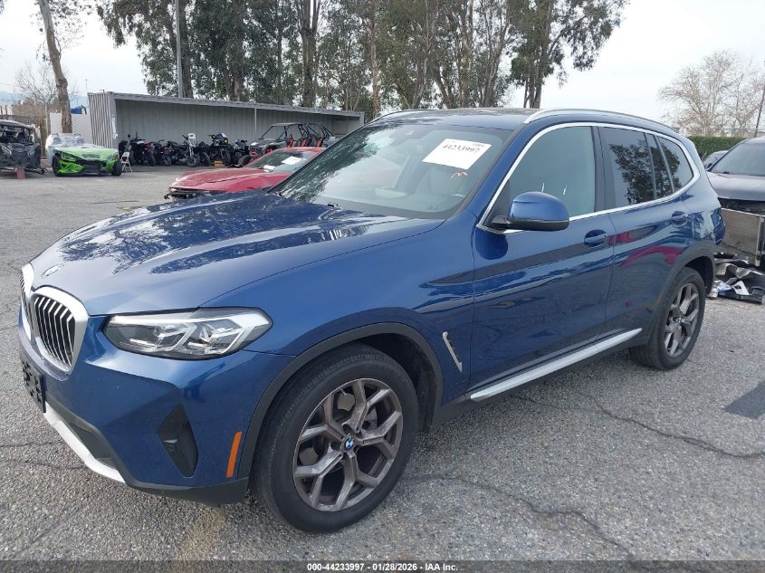 2022 BMW X3 Sdrive30I