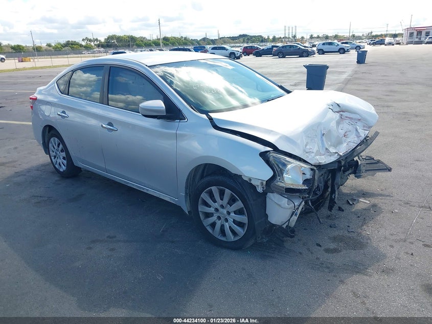 3N1AB7APXFL670849 2015 Nissan Sentra Sv auction photo 1
